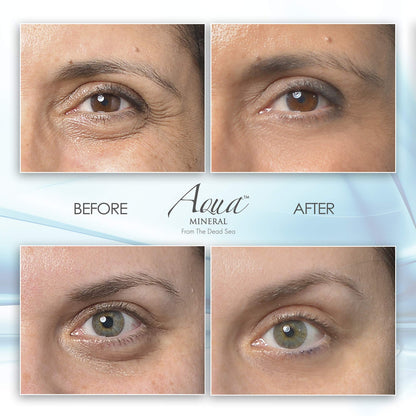 Aqua Mineral Puffy Eye Gel - 30ml (1 oz) - Instant Results Rapid Reduction Eye Gel with Green Tea Extract