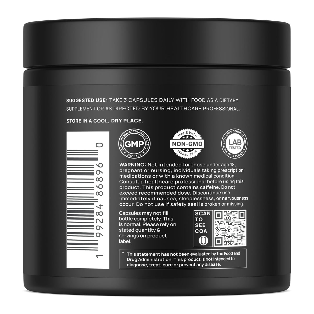 ULTRA MALE Premium Testosterone Booster for Men - with 100:1 Shilajit, Black Maca, Ashwagandha & Tongkat Ali - Libido, Energy & Strength Support