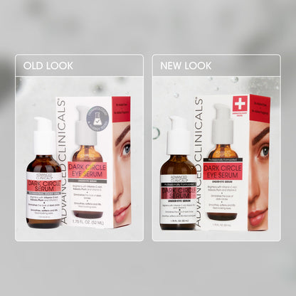 Advanced Clinicals Dark Circle Caffeine Serum - 3-in-1 Brightening & Depuffing (52ml)
