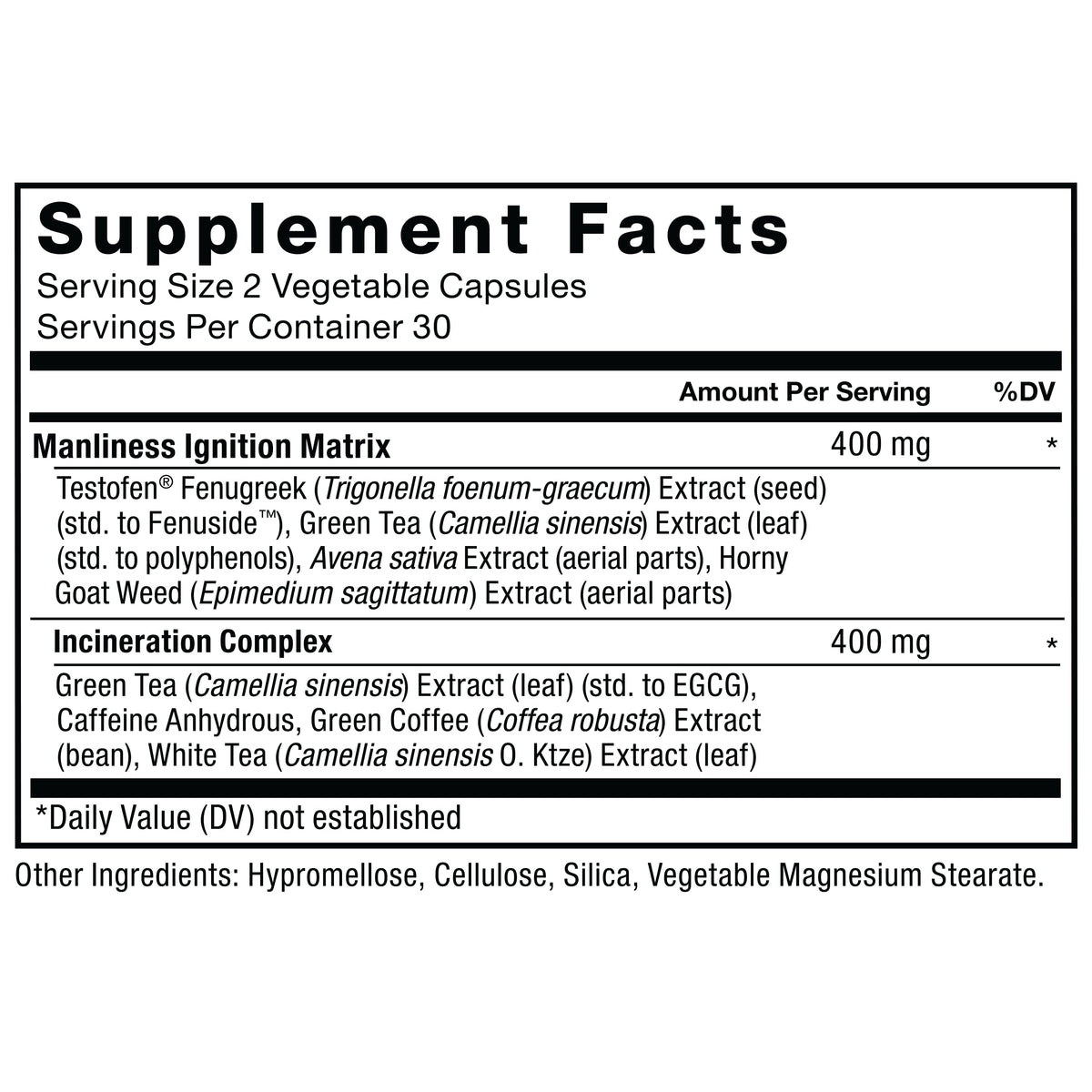 Testosterone Booster for Men - Energy, Lean Muscle Growth & Performance Support with Fenugreek & Green Tea Extract
