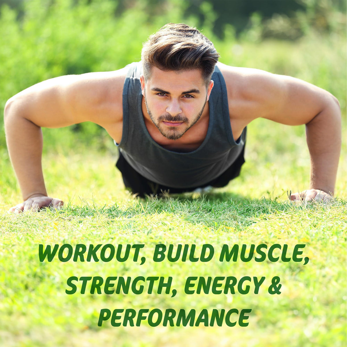 Testosterone Booster for Men - Ashwagandha, Tongkat Ali & Tribulus Formula for Muscle Growth, Strength, Energy & Performance Support