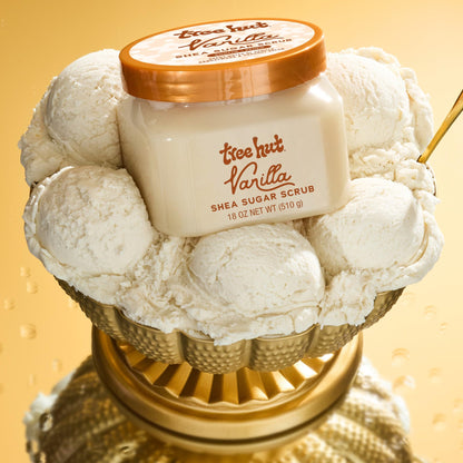 Tree Hut Vanilla Shea Sugar Body Scrub 18 oz, Exfoliating & Hydrating