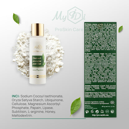 MyIDi Enzyme Exfoliating Cleanser - Powder-to-Foam Facial Wash (60g)
