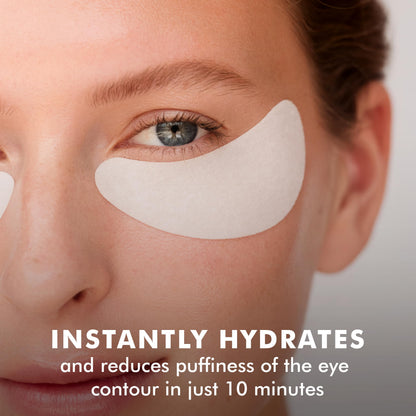 Skyn ICELAND Hydro Cool Firming Under Eye Patches (8 Pairs) - 10-Minute Instant Cooling & Firming Treatment with Peptides & CoQ10
