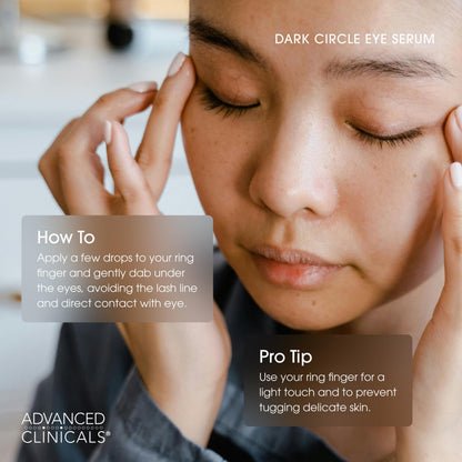Advanced Clinicals Dark Circle Caffeine Serum - 3-in-1 Brightening & Depuffing (52ml)