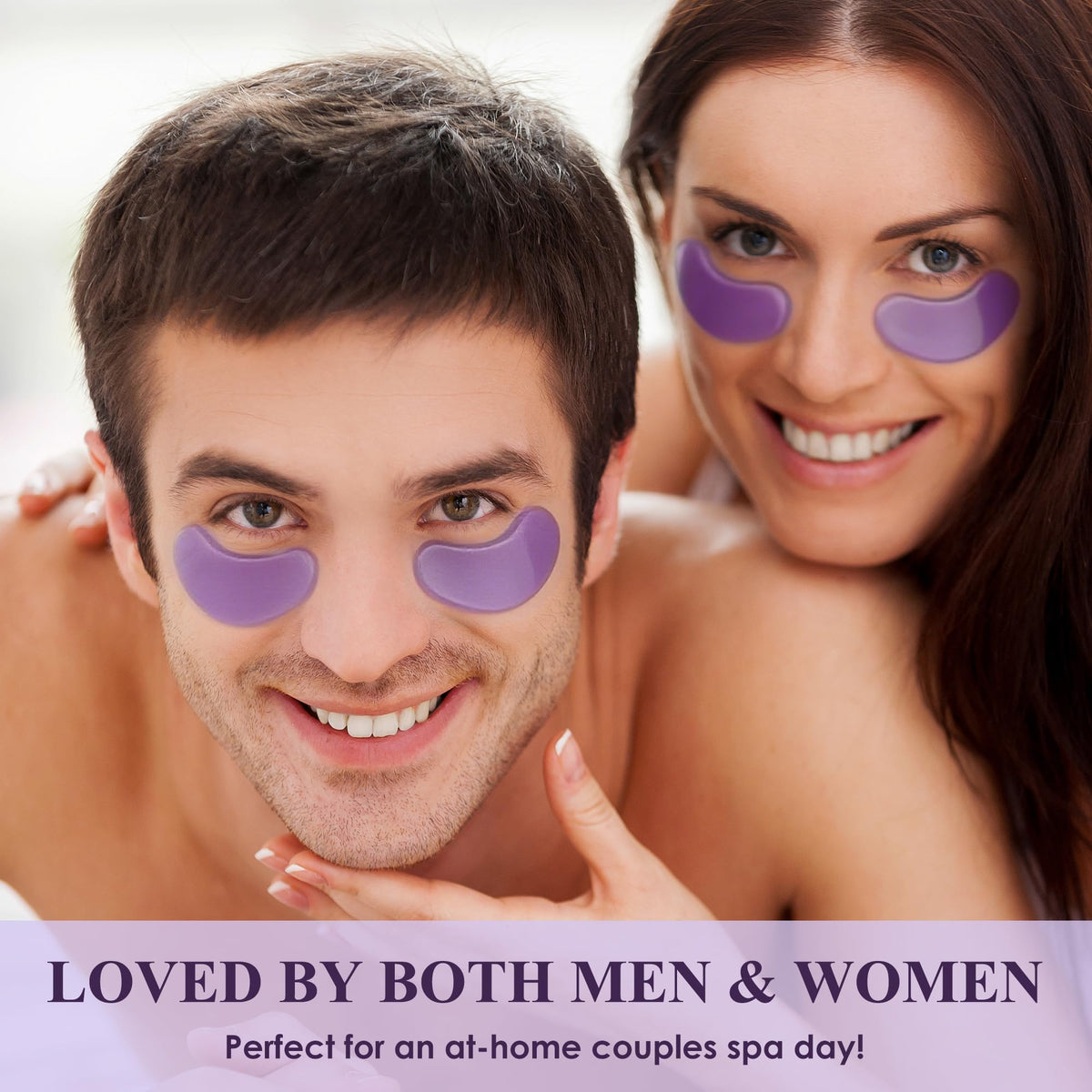 Lavender Collagen Under Eye Patches - 30 Pairs - Relaxing Eye Mask for Puffy Eyes, Dark Circles & Sleep Support