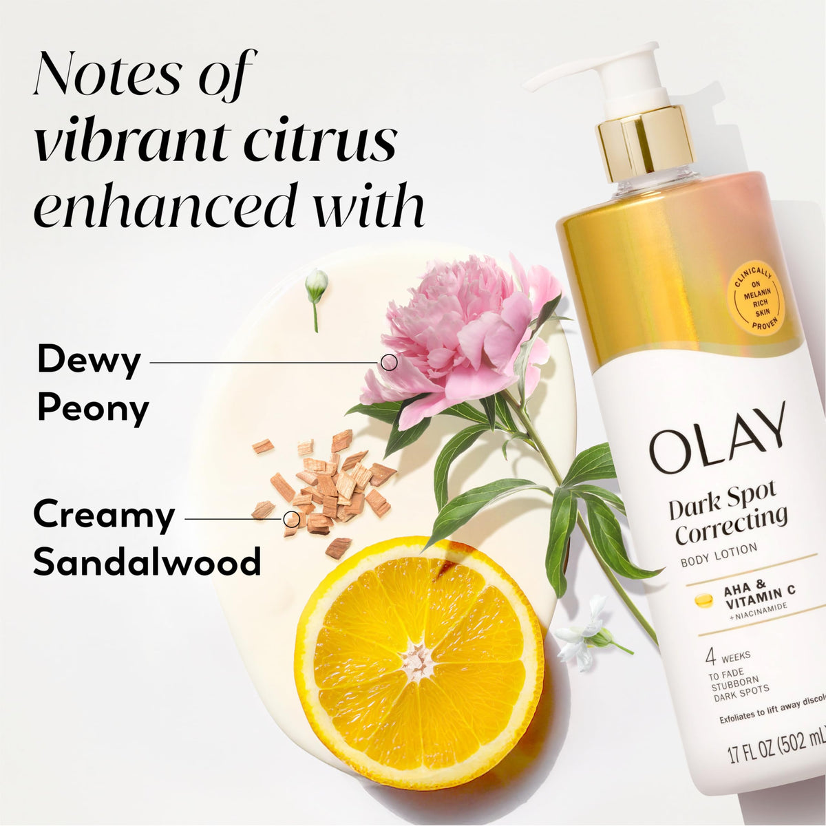 Olay Tone Enhancing Body Lotion with AHA Serum 17 fl oz