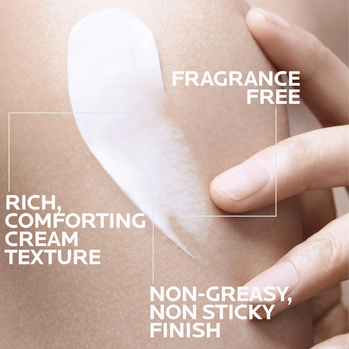 La Roche-Posay Lipikar AP+ Moisturizing Cream for Dry & Sensitive Skin, Shea Butter & Niacinamide