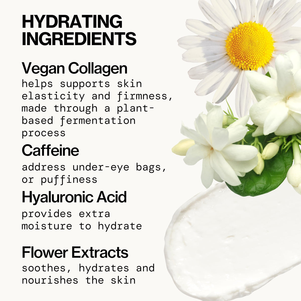 Pacifica Beauty Vegan Collagen Overnight Recovery Eye & Face Cream - Hyaluronic Acid & Vitamin C Hydrating Treatment (0.5 fl. oz / 15ml)