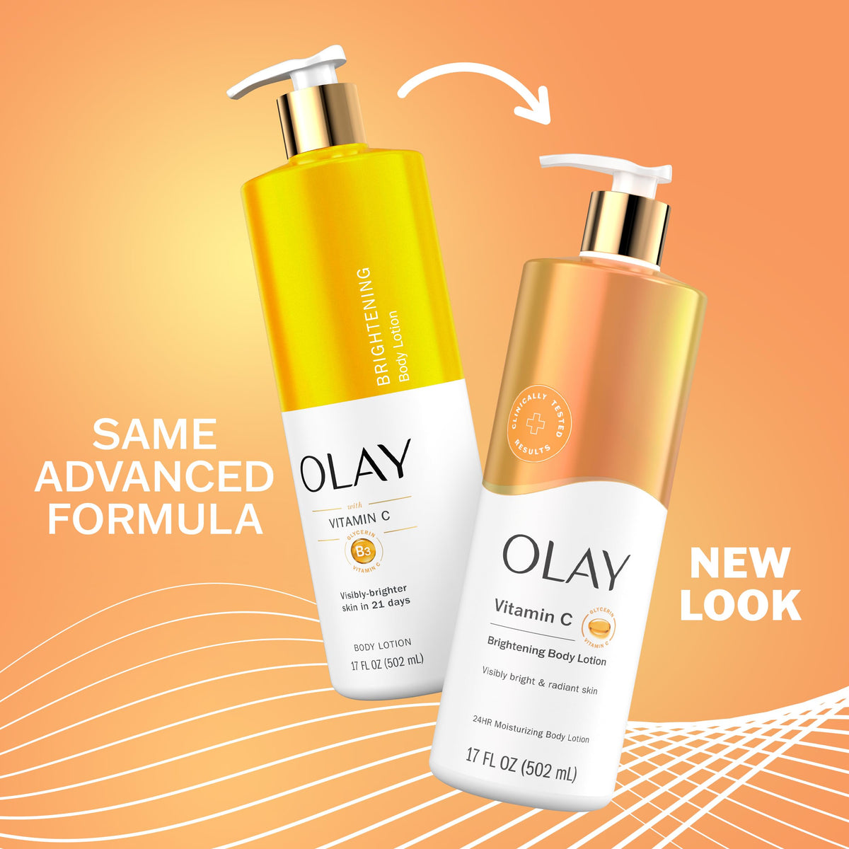 Olay Brightening Body Lotion with Vitamin C Serum 17 fl oz