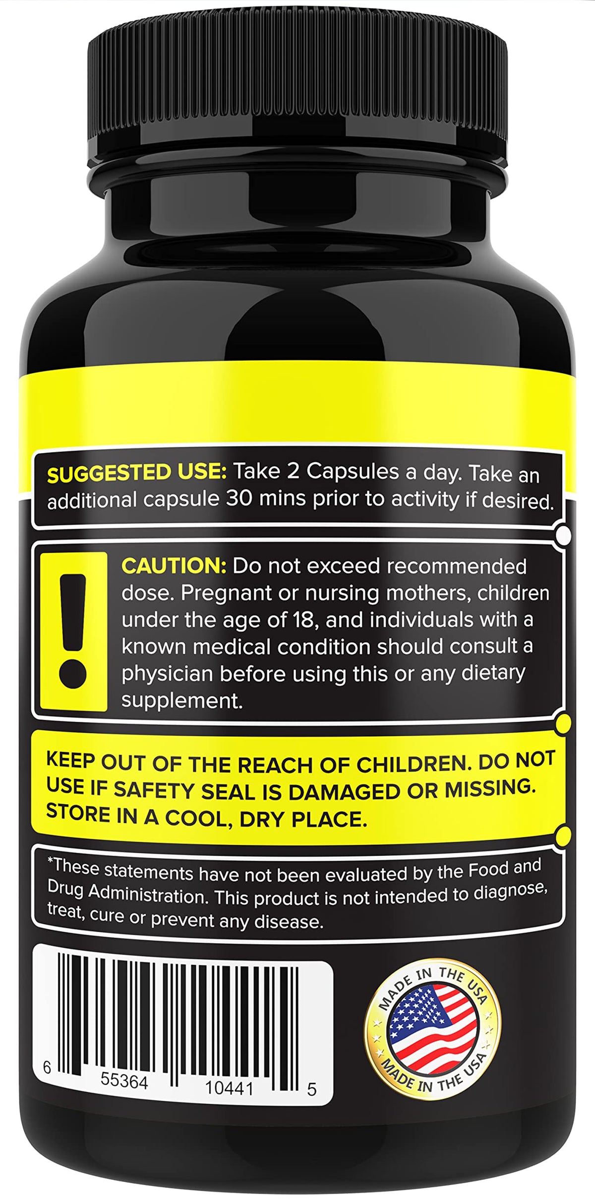 Testosterone Booster for Men - Energy, Stamina & Muscle Growth Support Male Enhancement Supplement