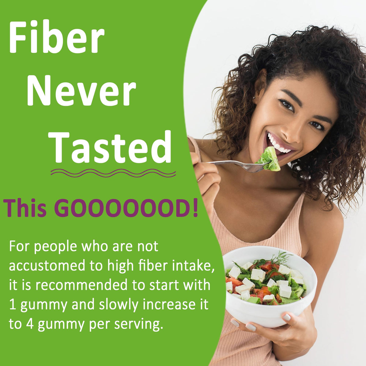 Fiber Gummies for Adults, GLP-1 Friendly 10g Prebiotic Fiber Supplement w/ Digestive Enzymes, Probiotics & 100mg Betaine for Digestive & Gut Health and Regulate Bowel Movement, Vegan, Sugar Free,60ct