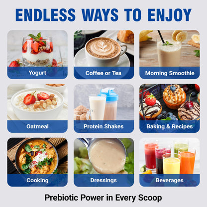 Ultimate Organic Inulin Powder. Make Delicious Probiotic Yogurt with Chicory Root Soluble Prebiotic Fiber. Dietary Supplement for Gut Health. Mix in Coffee, Tea & Smoothies. Low Carb & Keto (12oz)
