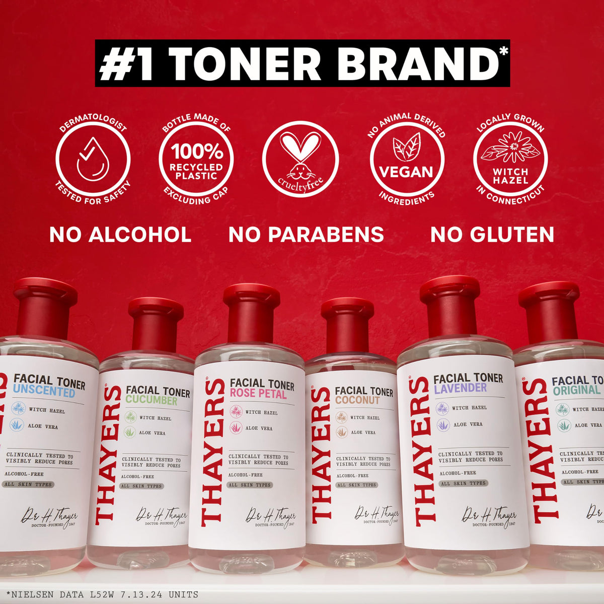 THAYERS Alcohol-Free, Hydrating Lavender Witch Hazel Facial Toner with Aloe Vera Formula, Vegan, Dermatologist Tested and Recommended, 12 Oz (Packaging May Vary)