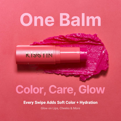 KAHI Kisstin Balm Moisturizer & Makeup Glow Stick 0.32 oz