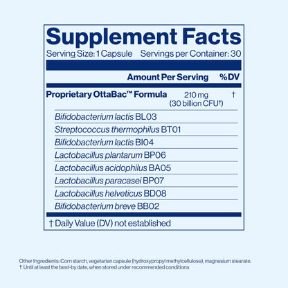 VSL4 Gut Daily Probiotics for Gut Health - 30B CFUs, Multi-Strain Digestive Support for Women & Men, Promotes Gut Balance & Regularity, Potent, Shelf-Stable Probiotic Supplement, 2 Pack (60 Capsules)