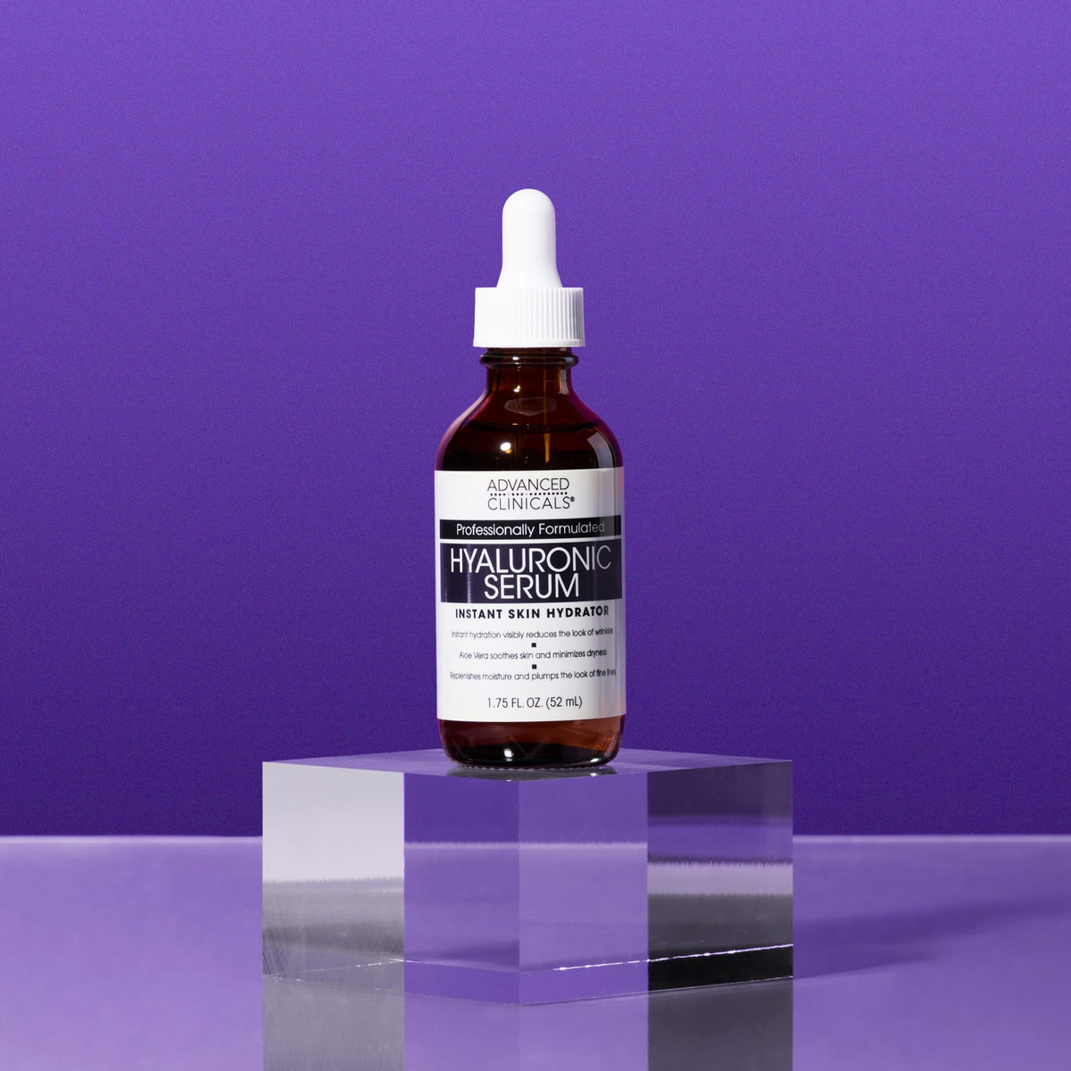 Advanced Clinicals Hyaluronic Acid Serum - Ultra-Hydrating Duo (52ml x 2)
