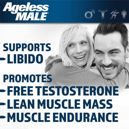 Free Testosterone Support for Men - Energy, Strength, Stamina & Vitality Booster for Muscle Performance & Male Health