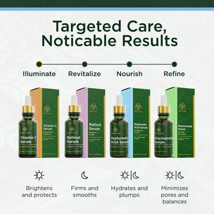 Tree of Life Beauty Hyaluronic Acid Serum, Skin Brightening Face Oil for Dark and Age Spots, Facial Serums for Dry and Sensitive Skin Care with Vitamin E for Soft Smooth Skin, 1 Fl Oz