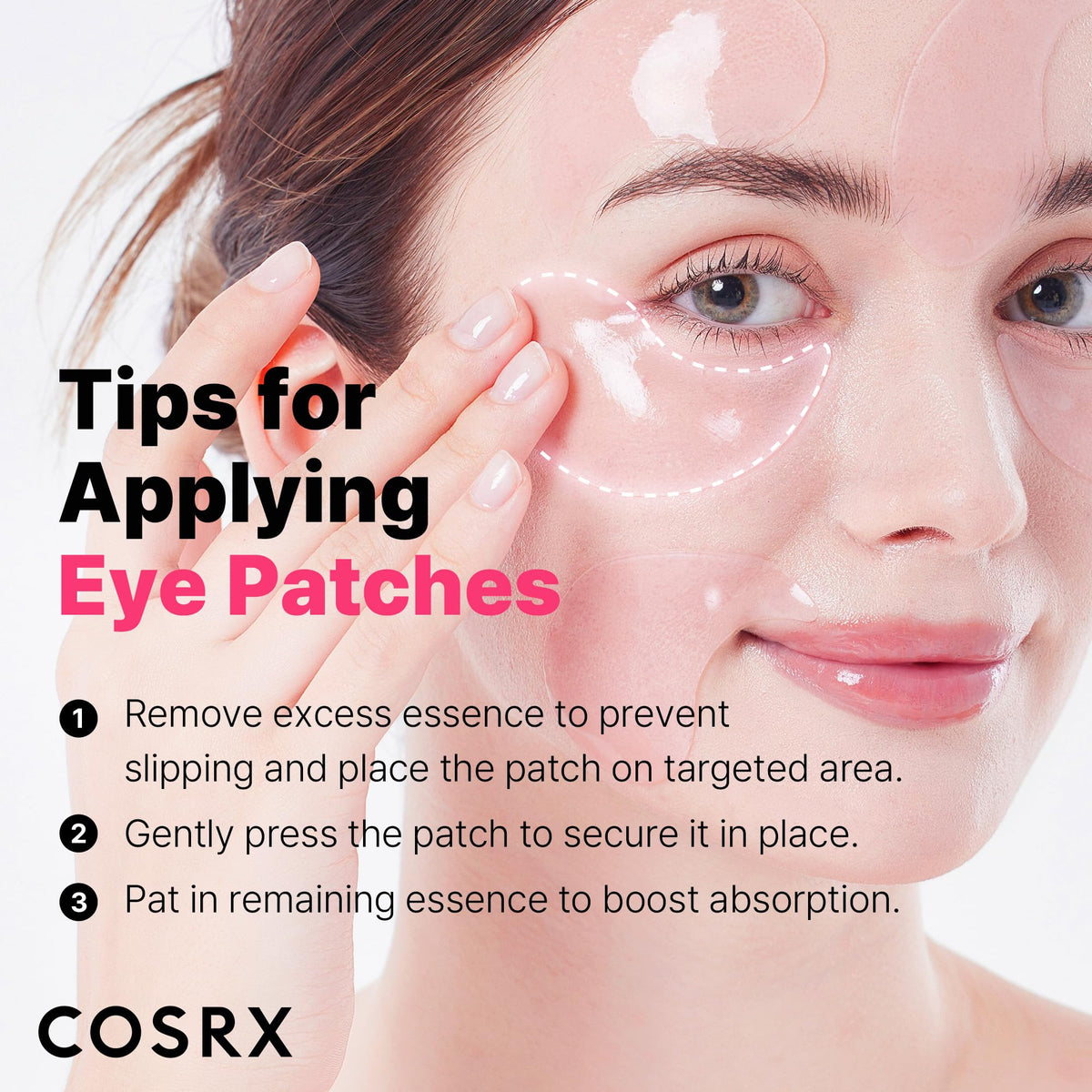 COSRX Limited Pink Edition Pink Peptides Collagen Hydrogel Eye Patch - 60 Patches - Amazon Exclusive Korean Eye Mask
