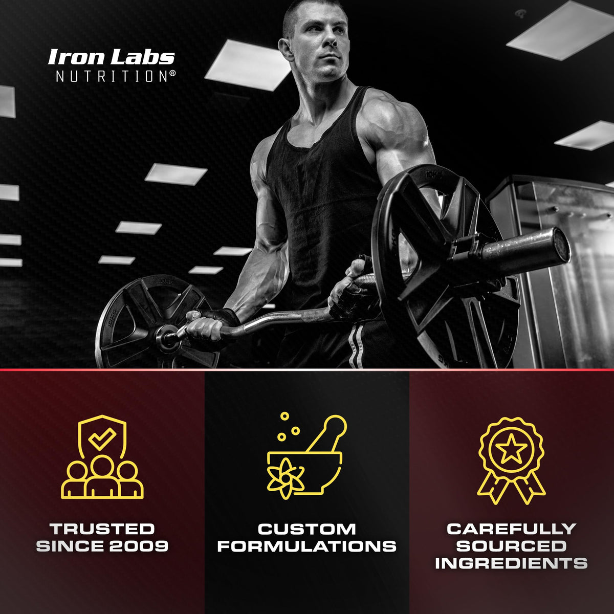 Iron Labs Nutrition Testo Gummies for Men - Maca, Ginseng, Zinc & Selenium Testosterone Support Sugar Free Vegan 60 Gummies