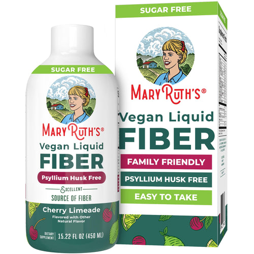 MARYRUTH'S Liquid Fiber for Ages 1+ - Up to 7g FiberSMART Tapioca Fiber Excellent Source - Baobab Fruit - Psyllium Husk Free - Vegan - Gluten Free - No Added Sugar - 15.22 oz