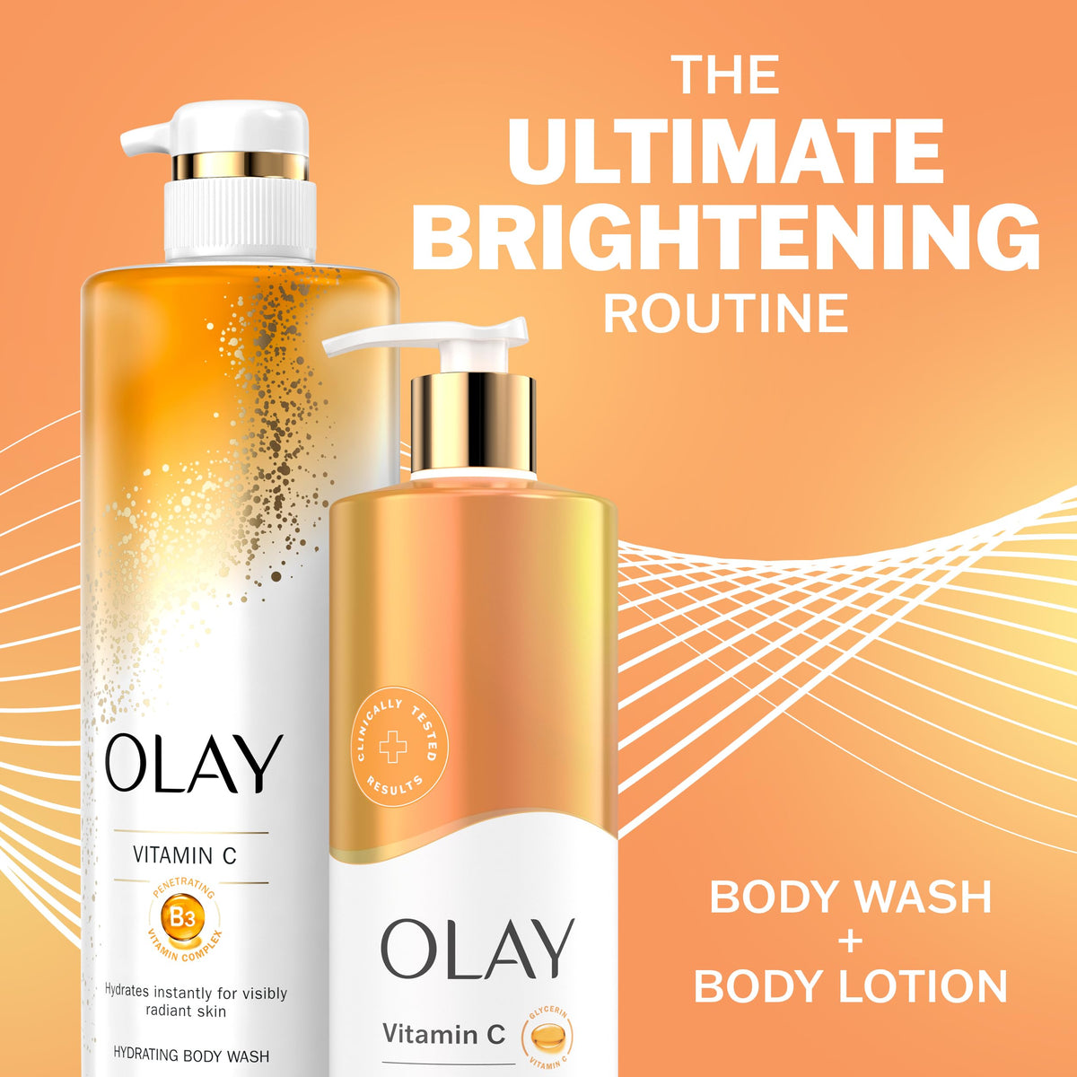 Olay Brightening Body Lotion with Vitamin C Serum 17 fl oz