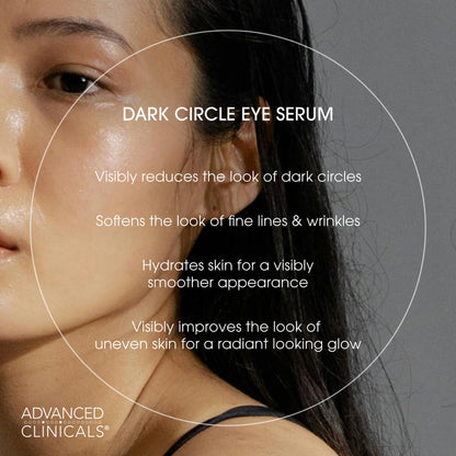 Advanced Clinicals Dark Circle Caffeine Serum - 3-in-1 Brightening & Depuffing (52ml)