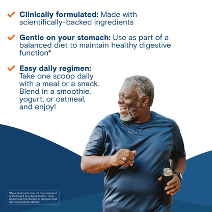 Bariatric Fusion GLP-1 Gut Health Booster - High Fiber GLP1 Booster - Prebiotic Fiber GLP-1 Supplement Powder for Women & Men - 20 Servings