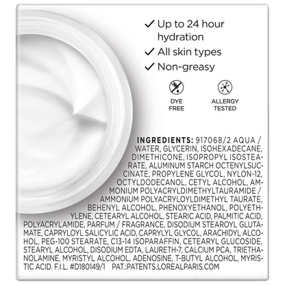 L'Oreal Paris Wrinkle Expert 55+ Anti-Aging Face Moisturizer with Calcium, Non-Greasy, Suitable for Sensitive Skin 1.7 fl. oz
