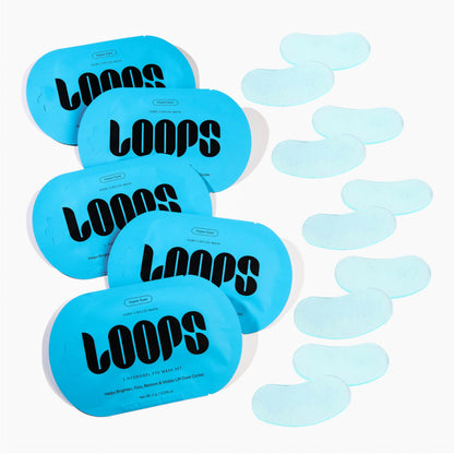 LOOPS Hyper Smooth Eye Hydrogel Eye Masks - Dark Circle & Smoothing 5pc