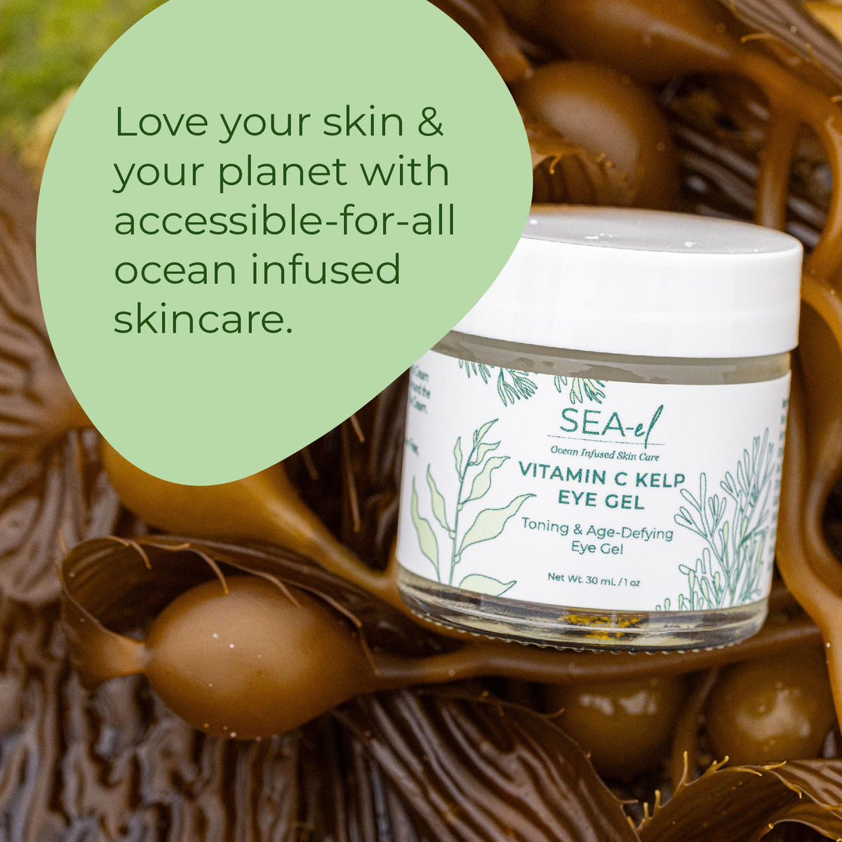 Sea-el Vitamin C Kelp Eye Gel - Toning & Age Defying (1 oz)