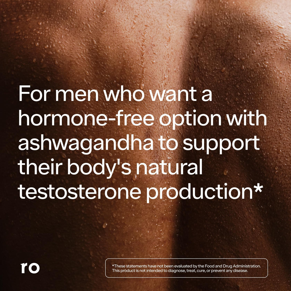 Ro Testosterone Support for Men - Ashwagandha & Magnesium Supplement for Healthy Testosterone & Muscle Support - 240 Tablets (2-Pack)