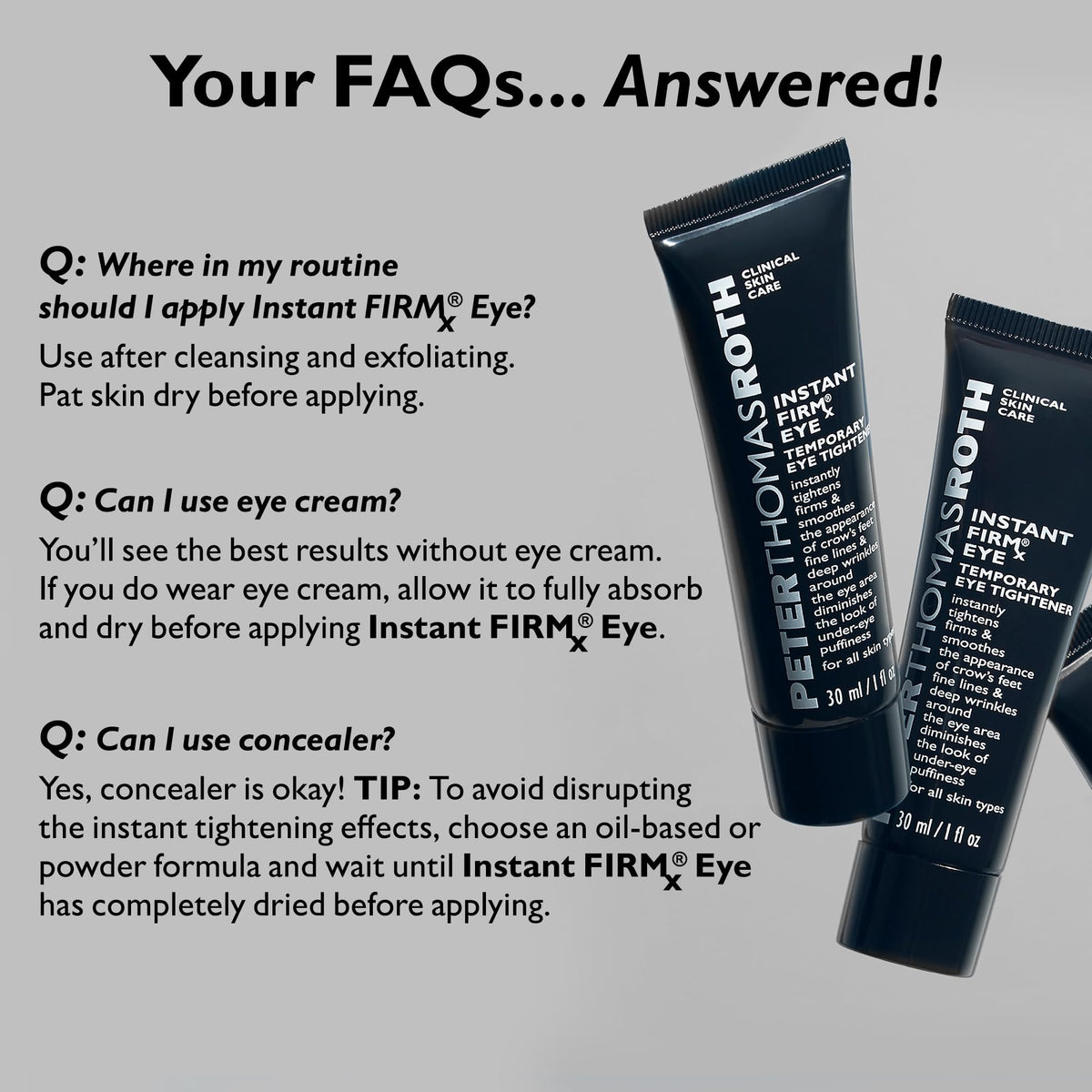 Peter Thomas Roth Instant FIRMx Eye - Temporary Eye Tightener for Instant De-Puffing & Smoothing