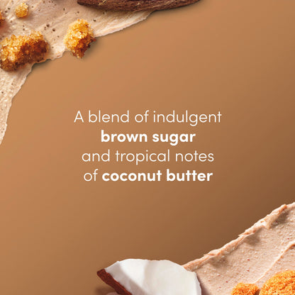 Dove Brown Sugar & Coconut Butter Body Scrub, Exfoliating & Nourishing Scrub 15 oz