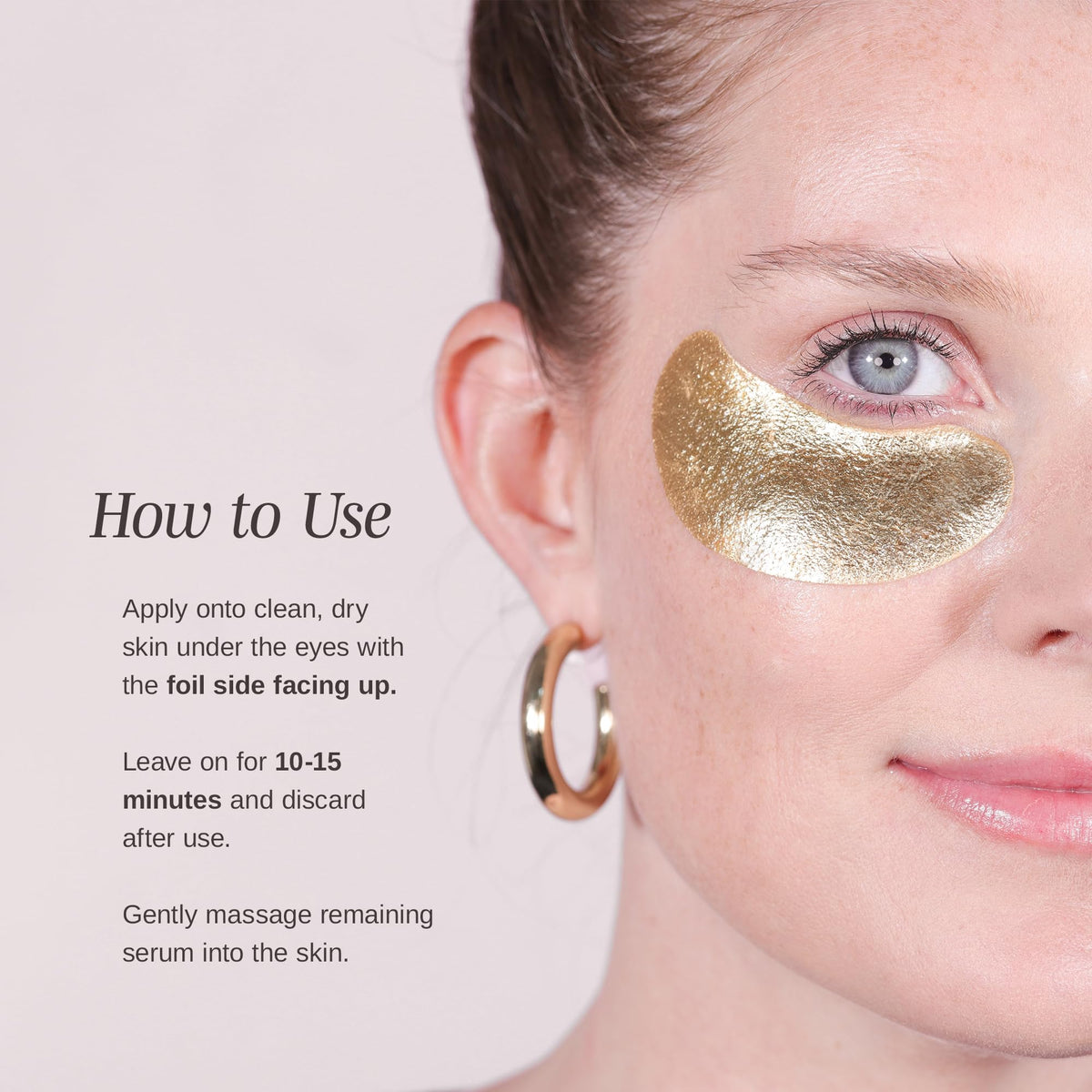 Wander Beauty Baggage Claim Eye Masks - Gold Foil (6 Pairs)