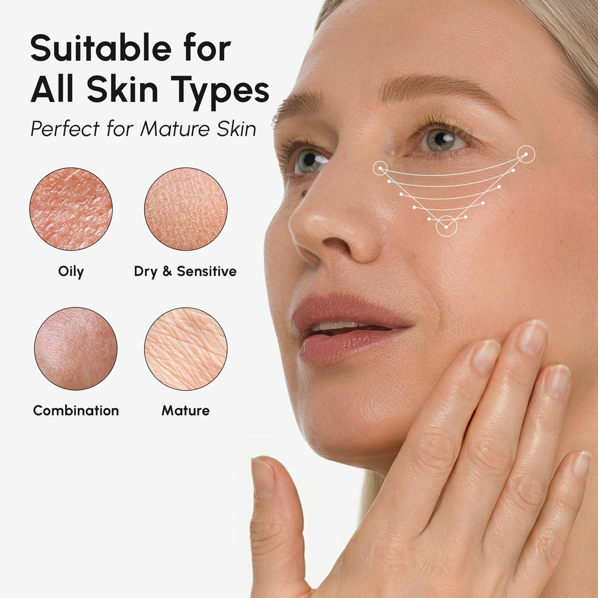 MAREE Under Eye Balm Stick with Retinol & Ceramide Complex (Pack of 2) - Targeted Anti-Aging & Hydrating Facial Moisturizer Stick