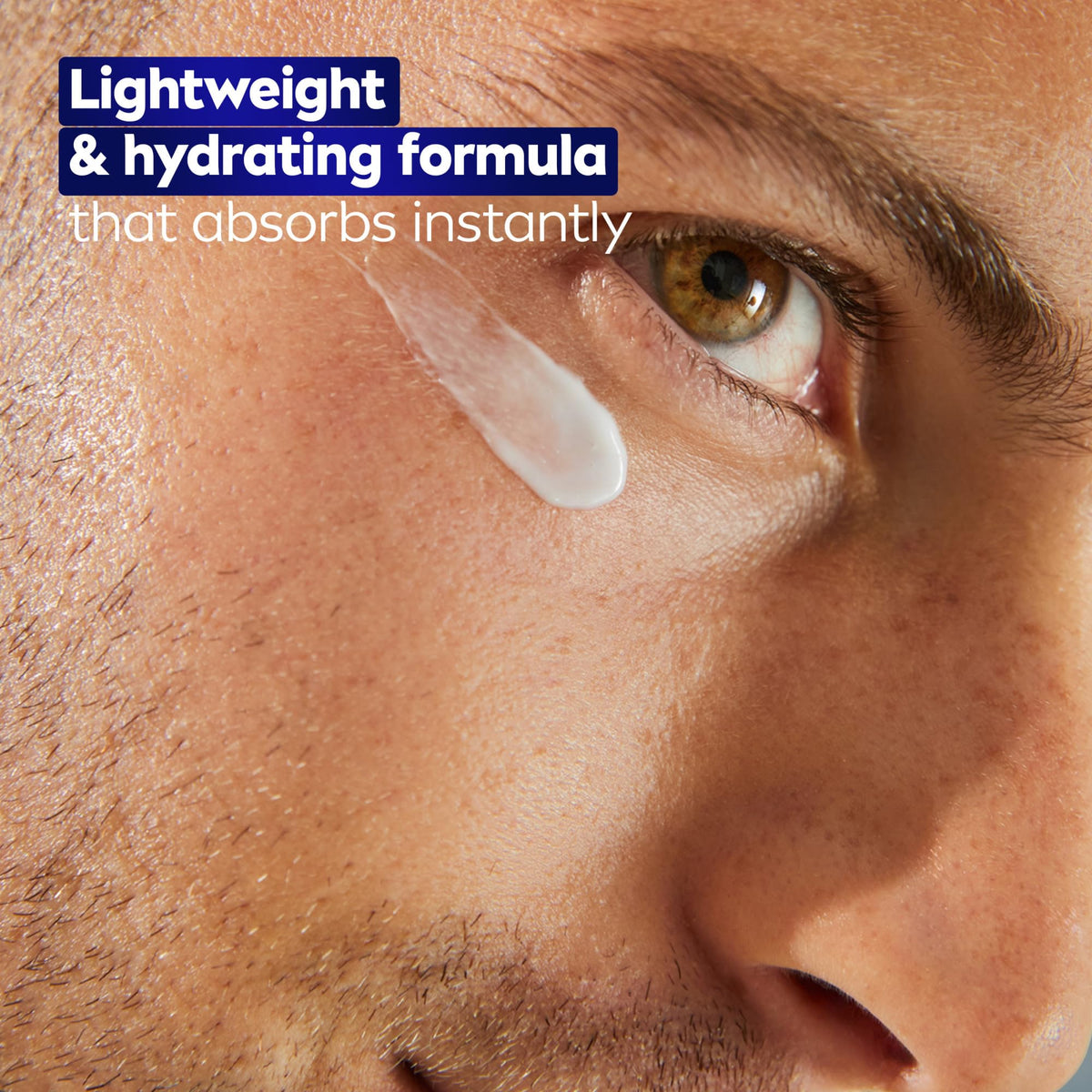 NIVEA MEN Age Defense Eye Cream (Pack of 2, 0.5 Fl Oz each) - 24H Hydrating Under Eye Treatment with Hyaluronic Acid