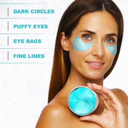 Retinol Collagen Under Eye Patches - Eye Masks for Puffy Eyes, Dark Circles & Wrinkles (60 Gel Pads)