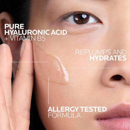 La Roche-Posay Hyalu B5 Suractivated Hyaluronic Acid Serum for Face, Vitamin B5 + Hyaluronic Acid + Glycerin, Hydrating Serum Visibly Plumps Skin, Sensitive Skin Safe, Anti Aging, Oil-Free (Pack of 2)
