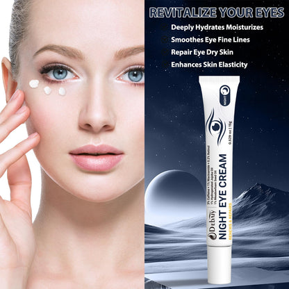 DEBAIY 3% Caffeine Eye Cream for Dark Circles & Puffiness - Anti-Aging Under Eye Treatment for Bags, Night Repair Eye Cream (3 Pack)