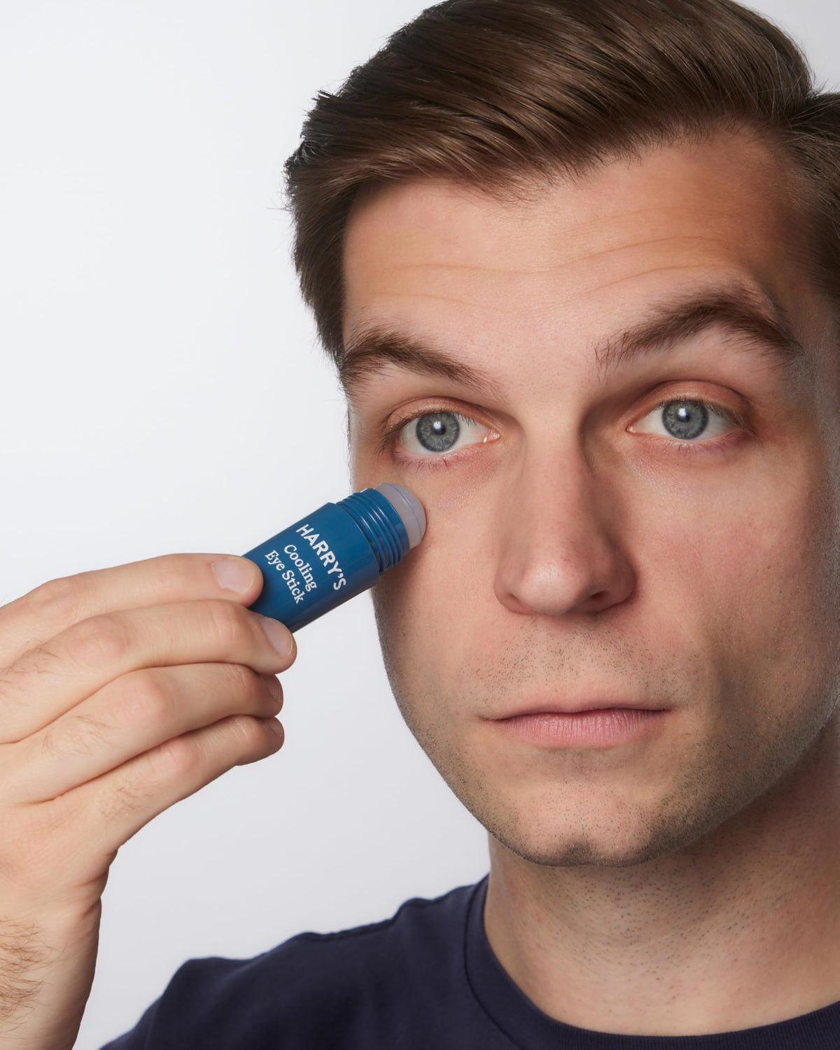 Harry's Cooling Eye Kit for Men - Gua Sha Depuffing Facial Massage Tool & Cooling Eye Stick for Dark Circles and Puffiness
