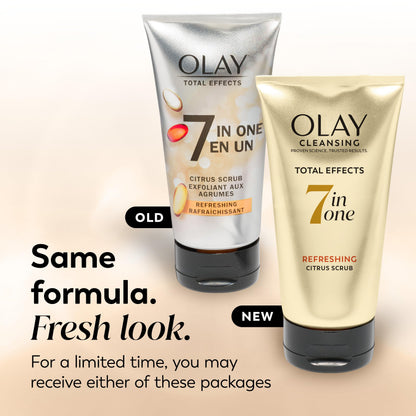 Olay Total Effects Citrus Facial Cleanser and Scrub, 5.0 Ounces (Pack of 3)