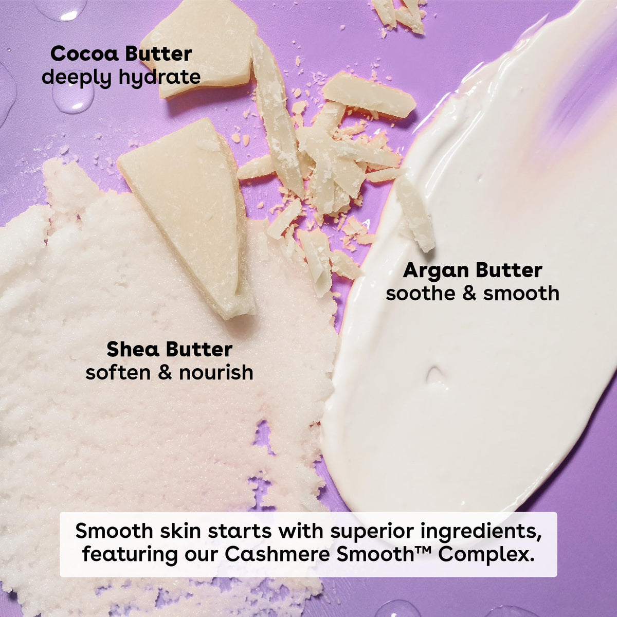 eos Cashmere Whipped Oil Body Butter Vanilla Cashmere 10 oz, 72 Hour Moisture