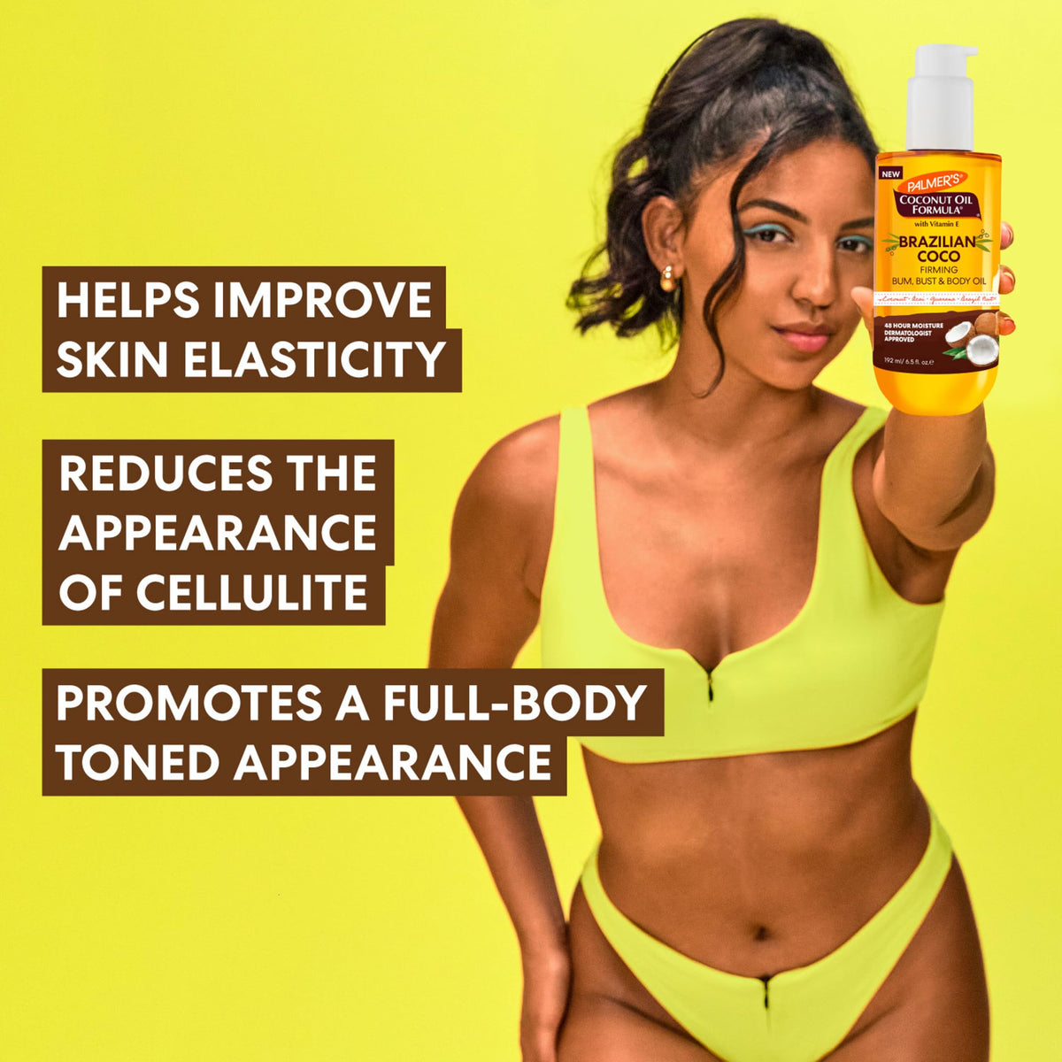Palmer's Coconut Oil Formula Brazilian Coco Firming Body Oil with Vitamin E, 6.5 fl oz