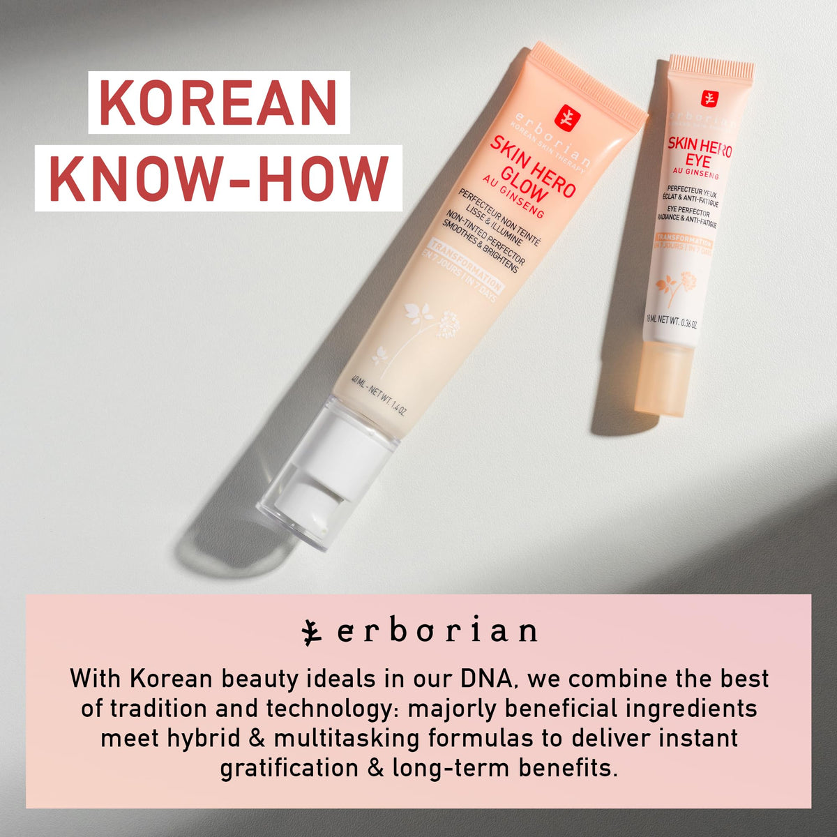 Erborian Skin Hero Eye Cream Perfector - Radiant & Smooth (0.5 fl oz)