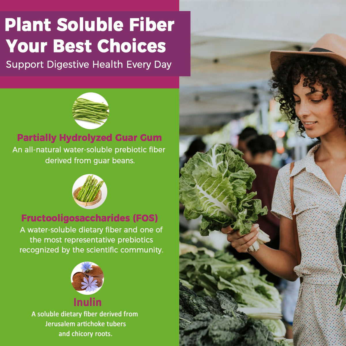 Fiber Gummies for Adults, GLP-1 Friendly 10g Prebiotic Fiber Supplement w/ Digestive Enzymes, Probiotics & 100mg Betaine for Digestive & Gut Health and Regulate Bowel Movement, Vegan, Sugar Free,60ct