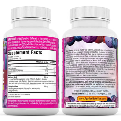 Applied Nutrition 14-Day Acai Berry Cleanse - 56 Tablets, Pack of 3 - Weight-Loss Support Flush + Milk Thistle - 84 Total Servings