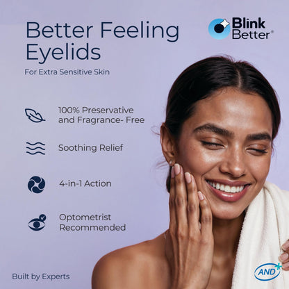 BlinkBetter BetterLids Eyelid Ointment (0.34 oz) - Deep-Moisturizing Oat Complex with Shea Butter & Panthenol for Dry, Itchy & Sensitive Skin