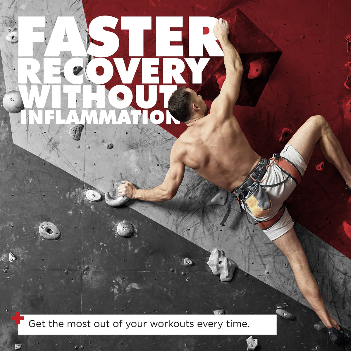 Testosterone Booster for Men - Tongkat Ali, Maca & Horny Goat Weed - Energy, Vitality, Muscle Growth & Fertility Support - Red Wolf (1 Month Supply)